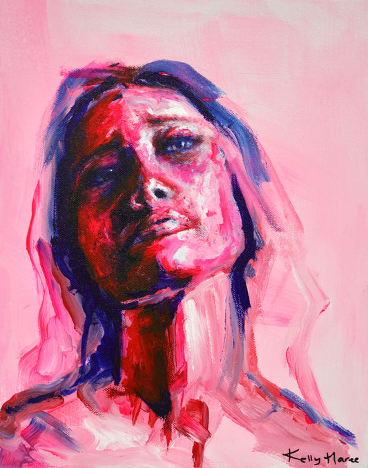 "pink" Original Painting