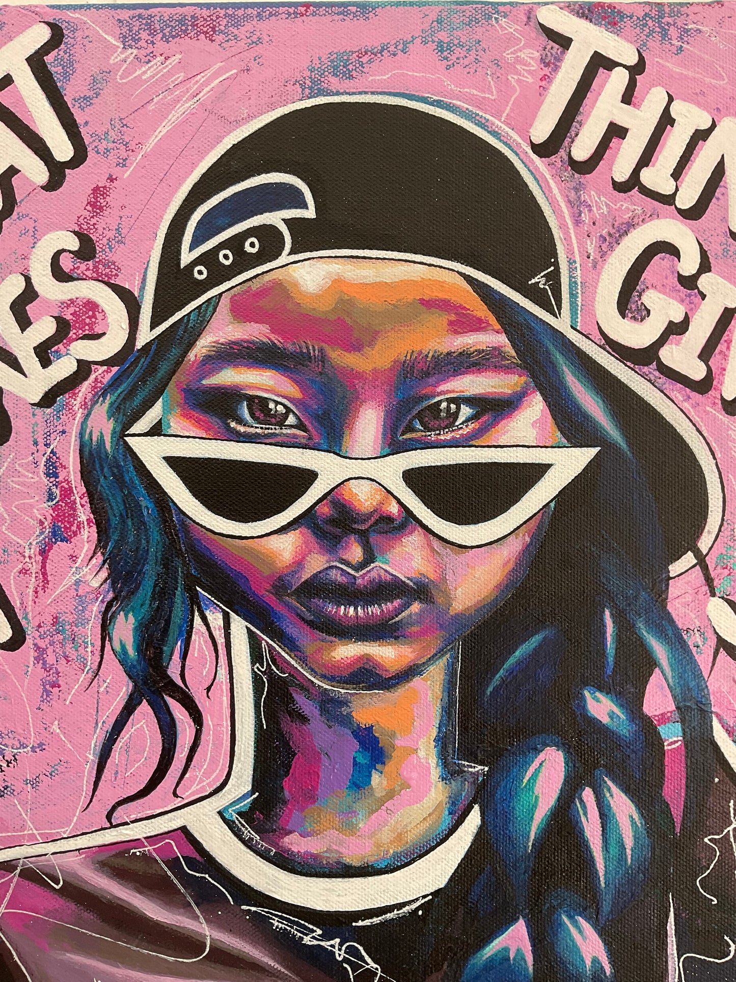 "What Makes You Think I Give A Sh*t" Original Painting